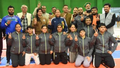 Sports Minister Rekha Arya inaugurated the basketball court