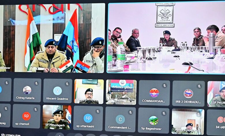 Director General of Police held a high level meeting to organize the 38th National Games, took stock of the preparations.