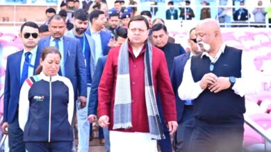 National Games Chief Minister visited the stadium and took stock of the preparations, also inspected the arrangements