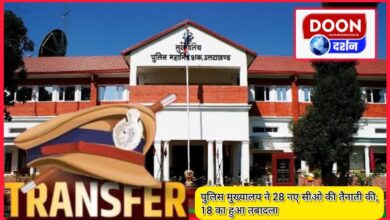 Uttarakhand News Police Headquarters posted 28 new COs, 18 transferred