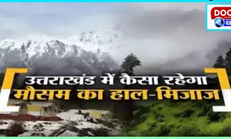 The mood of the weather in the mountainous districts of Uttarakhand is changing even today, yellow alert issued
