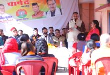 In the final stages of the upcoming civic election campaign, Cabinet Minister Ganesh Joshi held massive public meetings in the Municipal Corporation area and appealed to vote in favor of BJP.