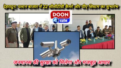 Dehradun 22 CCTV cameras and PA system launched in Paltan Bazaar, public safety will get a stronger foundation