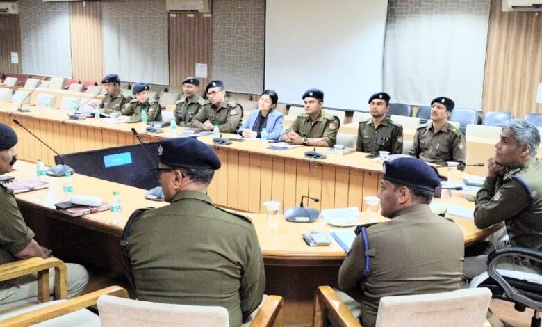 Haridwar ADG V. Murugesan reviewed law and order and security arrangements, gave instructions for strict action.