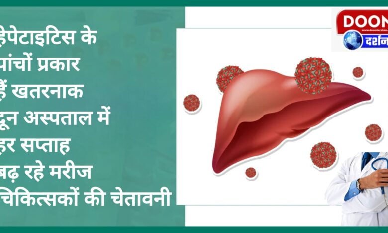 All five types of hepatitis are dangerous, patients are increasing every week in Doon Hospital Doctors warn