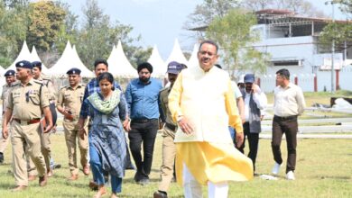 Ganesh Joshi reviewed the preparations for the multipurpose camp to be held on March 29
