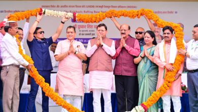 Chief Minister laid the foundation stone of Rishikesh rafting base station and multi-storey parking
