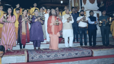 Former President Ram Nath Kovind reached Parmarth Niketan Ashram, discussion took place on Gandhi's thoughts and environmental protection