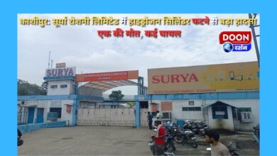 Kashipur Major accident due to hydrogen cylinder explosion in Surya Roshni Limited, one dead, many injured