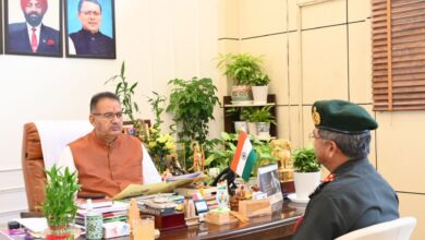 Meeting of Sainik Welfare Minister Ganesh Joshi and Deputy GOC Detailed discussion on preparations for Vijay Diwas, waterlogging and cantonment problems