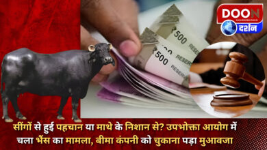Was it identified by its horns or by its forehead mark The buffalo's case was heard in the consumer commission, the insurance company had to pay compensation