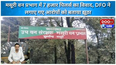 Dispute over 7 thousand pillars in Mussoorie forest division, DFO calls the allegations false