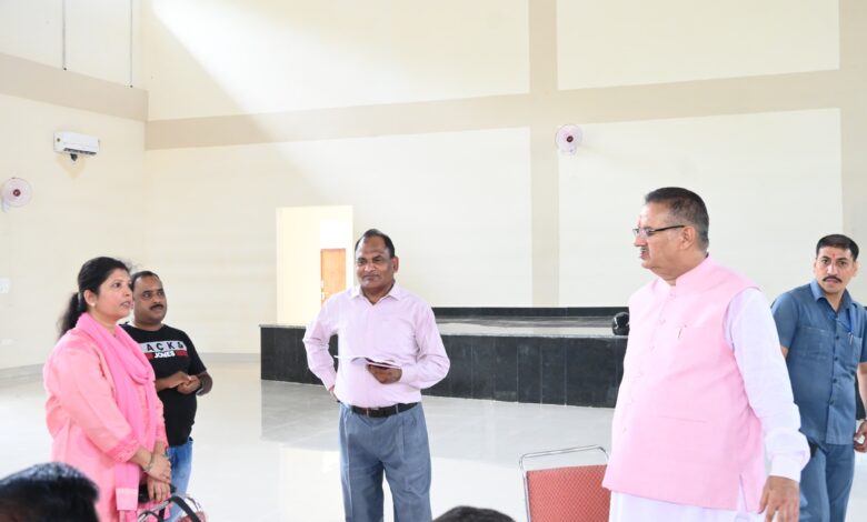 Preparations for the state level program on the 20th installment of PM Kisan Nidhi are complete, Agriculture Minister Ganesh Joshi did the site inspection