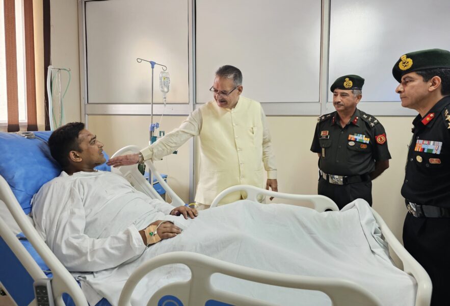 Sainik Welfare Minister Ganesh Joshi enquired about the condition of injured soldiers at Dehradun Army Hospital