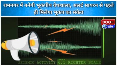 Seismic observatory will be built in Ramnagar, earthquake signal will be received even before the alert siren