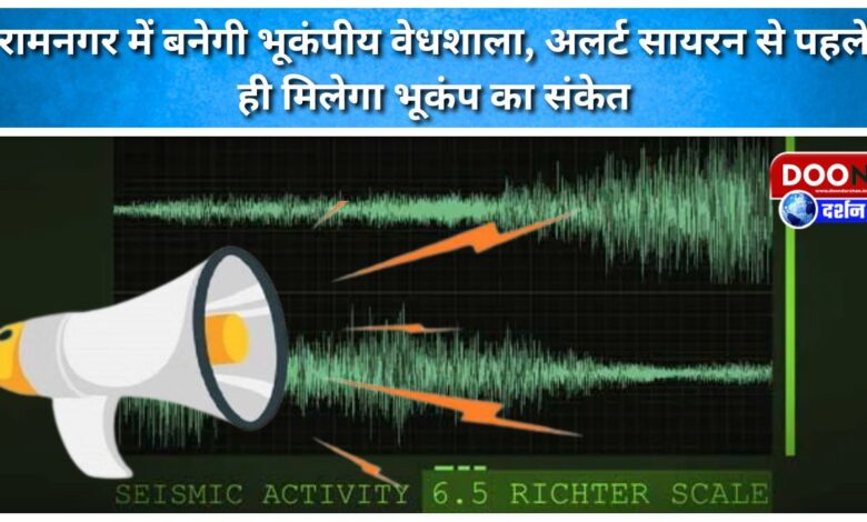 Seismic observatory will be built in Ramnagar, earthquake signal will be received even before the alert siren