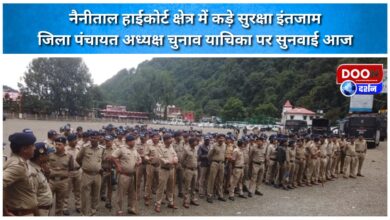 Tight security arrangements in Nainital High Court area, hearing on District Panchayat President election petition today