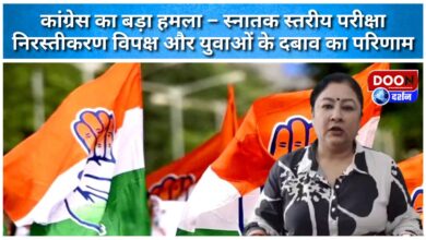 Congress launches a major attack – Cancellation of graduate level exams is a result of pressure from the opposition and youth