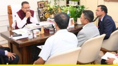 Sainik Welfare Minister Ganesh Joshi reviews preparations for State Foundation Day programmes