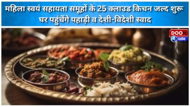 25 cloud kitchens run by women self-help groups will soon open – bringing mountain and local and foreign flavors to your doorstep.