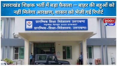 A major decision in Uttarakhand teacher recruitment Outsiders will not receive reservations; a report has been sent to the government.