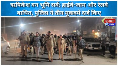 Rishikesh forest land survey Highways and railways disrupted, police file three cases