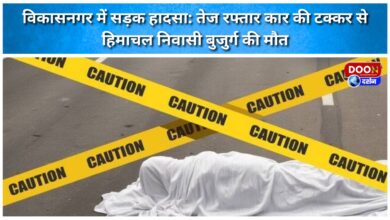 Road accident in Vikasnagar Elderly Himachal resident dies after being hit by a speeding car