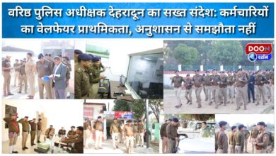 Senior Superintendent of Police Dehradun's strong message Employees' welfare is a priority, no compromise on discipline