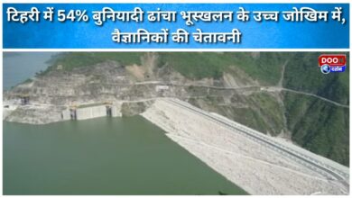 54% of infrastructure in Tehri at high risk of landslides, scientists warn