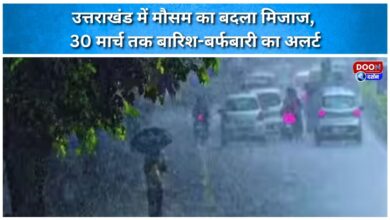 Weather changes in Uttarakhand, rain and snowfall alert till March 30