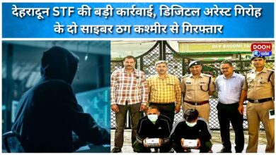 Dehradun STF conducts major operation, arrests two cyber criminals from Kashmir