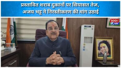 Politics intensifies over proposed liquor shops, Ajay Bhatt demands cancellation