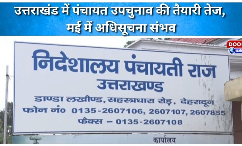 Preparations for Panchayat by-elections in full swing in Uttarakhand, notification possible in May