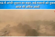 Storm wreaks havoc in Kumaon, damages many houses; Orange alert issued today