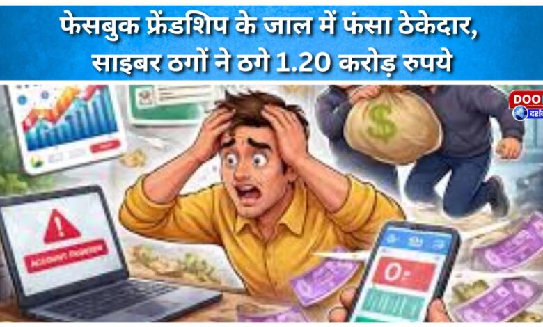 Contractor trapped in Facebook friendship, cyber fraudsters duped him of Rs 1.20 crore