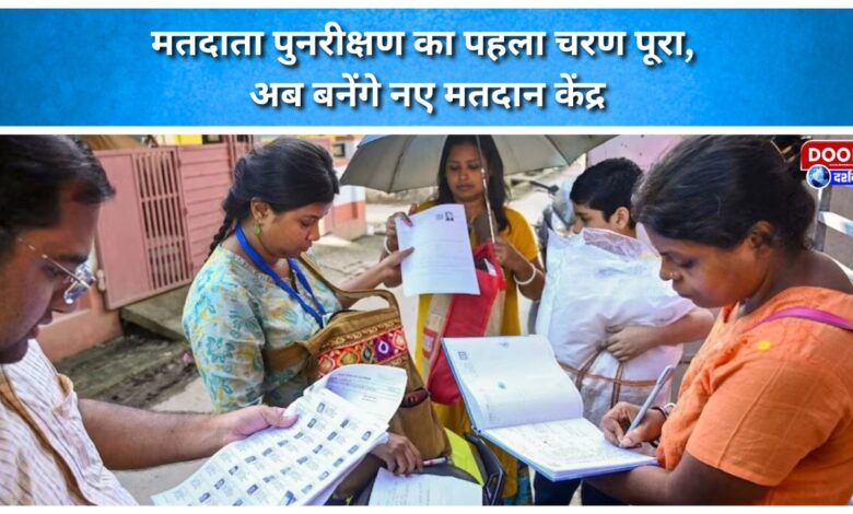 First phase of voter revision complete; new polling stations to be set up now.