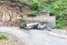 Tragic road accident in Chakrata; 24-year-old man dies after car overturns.