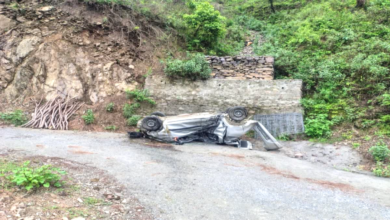 Tragic road accident in Chakrata; 24-year-old man dies after car overturns.