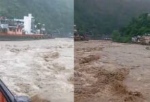 Rain wreaks havoc in the mountains; 91 roads closed; rising river water levels heighten the danger.