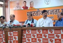 BJP State President Mahendra Bhatt attacks Congress over the Vande Mataram controversy.
