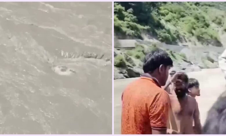Kanwariya swept away while bathing in the Ganges at Devprayag; video of his brother's desperate plea goes viral.