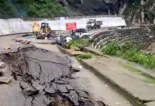 Risk of land subsidence increases on Kedarnath Highway; crisis reaches Rampur market.