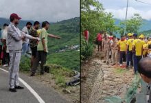 Tragic accident on the Devprayag-Pauri road; car plunges into a gorge; five dead, one child injured.