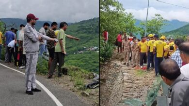 Tragic accident on the Devprayag-Pauri road; car plunges into a gorge; five dead, one child injured.