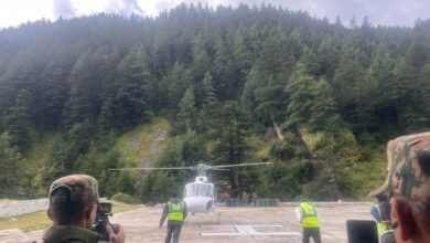 Rescue of 29 trekkers in Uttarkashi completed; airlifted to Harsil.