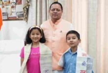CM Dhami met the young mountaineers who conquered Mount Kilimanjaro.