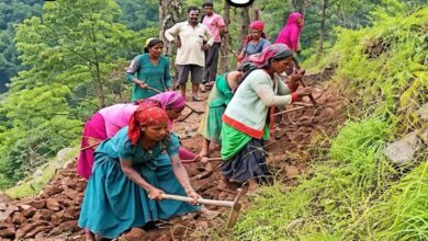 The 'pickaxe and shovel' protest by Sakand village has borne fruit; ₹15.68 lakh has been sanctioned for the first phase of the road.