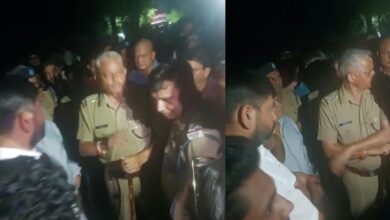 Student anger flares up again at the Ayurveda University; five students climb the water tank.