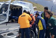 Two pilgrims fell ill in Kedarnath; airlifted to AIIMS by helicopter ambulance.