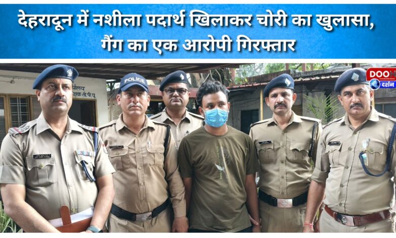 Theft involving drugging of victims solved in Dehradun; one gang member arrested.